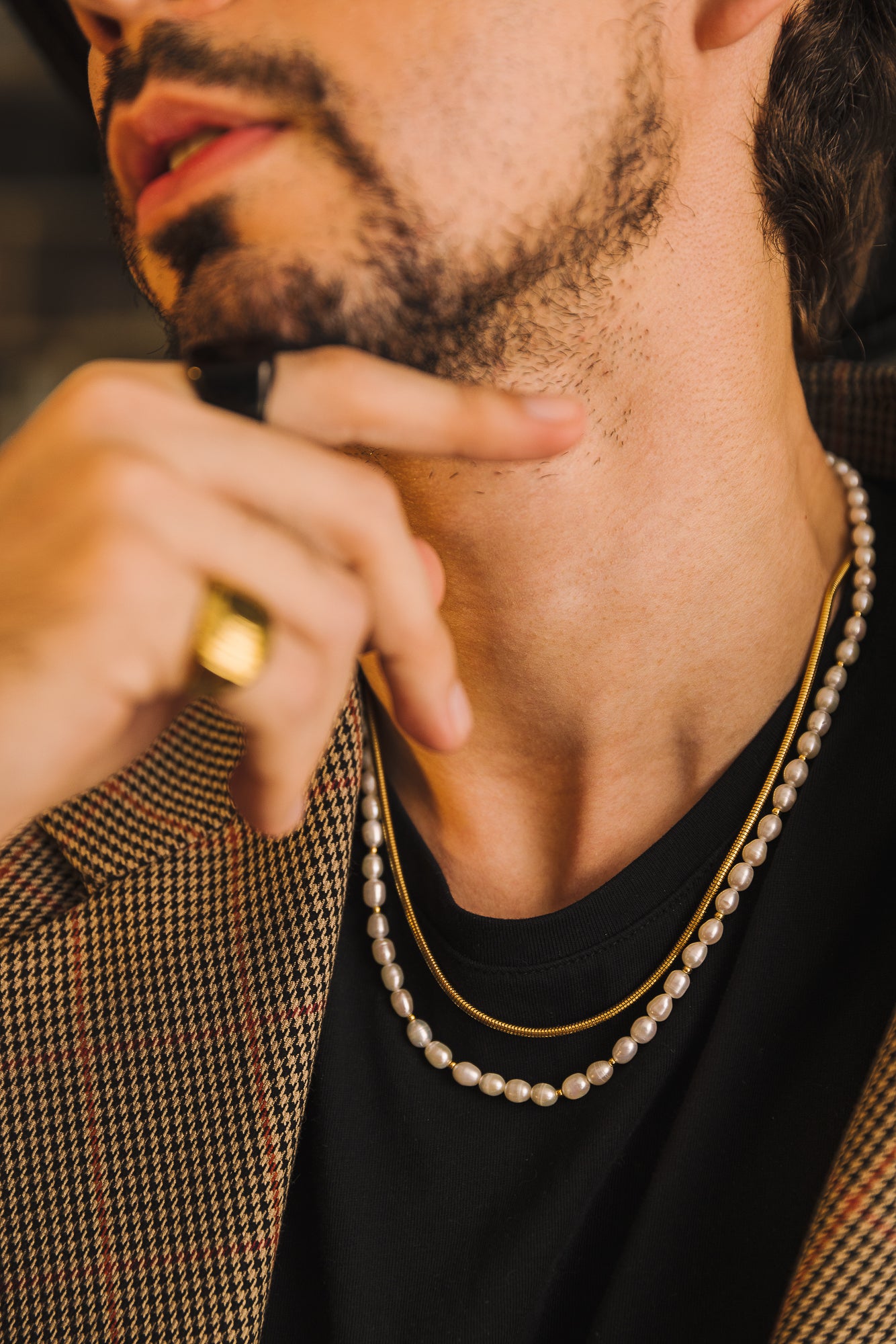 Collar de perlas Maru Genderless